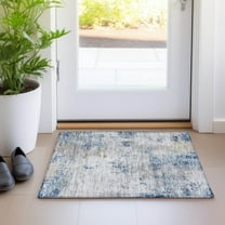 Addison Rugs Chantille Indoor/Outdoor Transitional Modern Blue Washable Rectangle Rug, 1'8" x 2'6"