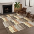 thumbnail image 1 of Addison Rugs Chantille Indoor/Outdoor Transitional Modern Brown Machine Washable Rectangle Rug, 10' x 14', 1 of 8