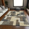 thumbnail image 1 of Addison Rugs Chantille Indoor/Outdoor Transitional Modern Chocolate Washable Rectangle Rug, 5' x 7'6", 1 of 6