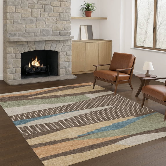 Addison Rugs Chantille Indoor/Outdoor Transitional Modern Coffee Machine Washable Rectangle Rug, 3' x 5'