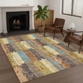 thumbnail image 1 of Addison Rugs Chantille Indoor/Outdoor Transitional Modern Copper Machine Washable Rectangle Rug, 3' x 5', 1 of 8