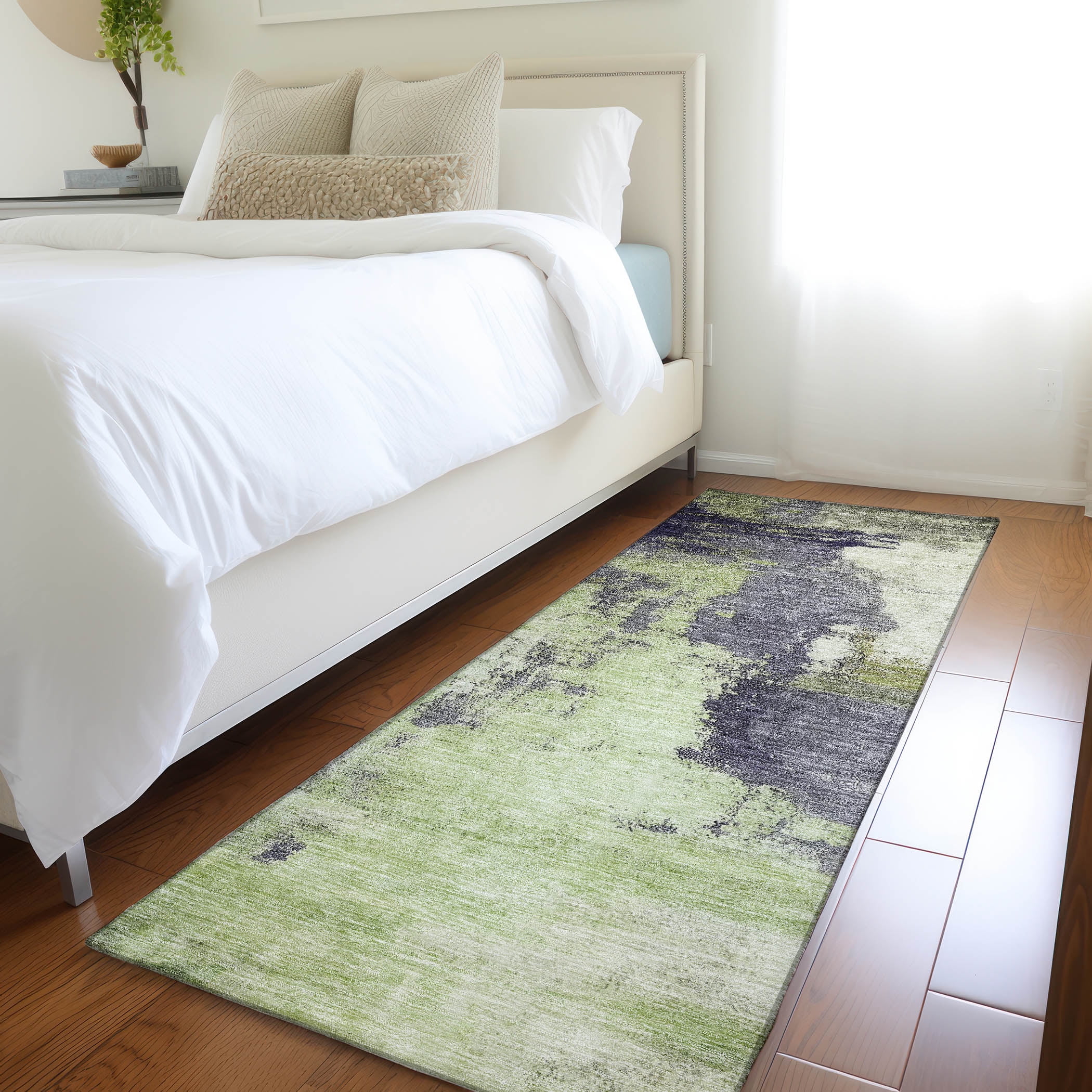Addison Rugs Chantille Indoor/Outdoor Transitional Modern Fern Washable Runner Rug, 2'3" x 7'6"