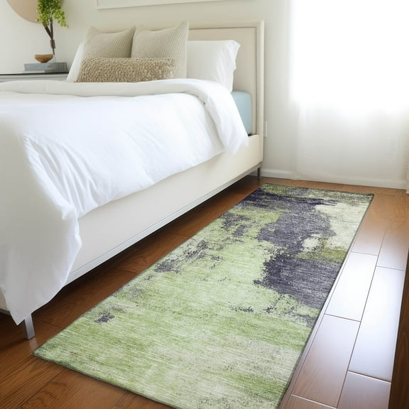 Addison Rugs Chantille Indoor/Outdoor Transitional Modern Fern Washable Runner Rug, 2'3" x 7'6"