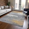 thumbnail image 1 of Addison Rugs Chantille Indoor/Outdoor Transitional Modern Gold Machine Washable Rectangle Rug, 9' x 12', 1 of 7