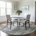 thumbnail image 1 of Addison Rugs Chantille Indoor/Outdoor Transitional Modern Gray Washable Round Rug, 8' x 8', 1 of 6