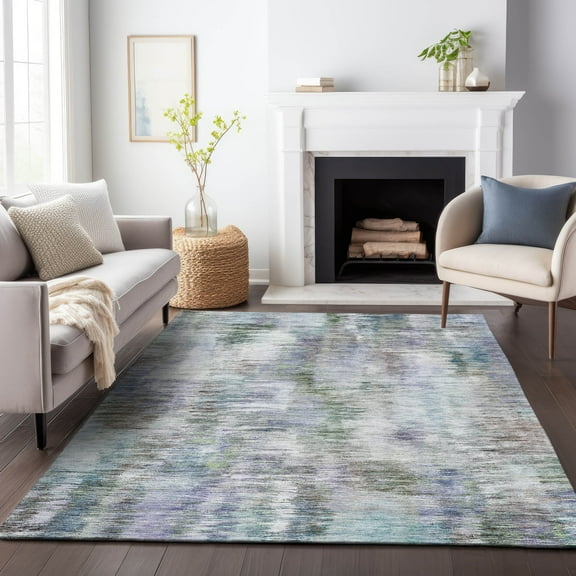 Addison Rugs Chantille Indoor/Outdoor Transitional Modern Green Washable Rectangle Rug, 2'6" x 3'10"