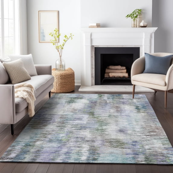 Addison Rugs Chantille Indoor/Outdoor Transitional Modern Green Washable Rectangle Rug, 9' x 12'