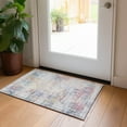 thumbnail image 1 of Addison Rugs Chantille Indoor/Outdoor Transitional Modern Ivory Washable Rectangle Rug, 1'8" x 2'6", 1 of 6