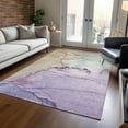 thumbnail image 1 of Addison Rugs Chantille Indoor/Outdoor Transitional Modern Lavender Machine Washable Rectangle Rug, 5' x 7'6", 1 of 7