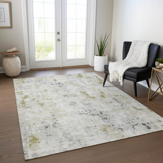 Addison Rugs Chantille Indoor/Outdoor Transitional Modern Linen Machine Washable Rectangle Rug, 8' x 10'