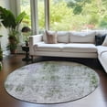 thumbnail image 1 of Addison Rugs Chantille Indoor/Outdoor Transitional Modern Olive Washable Round Rug, 8' x 8', 1 of 6
