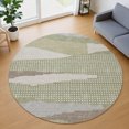 thumbnail image 1 of Addison Rugs Chantille Indoor/Outdoor Transitional Modern Sage Machine Washable Round Rug, 8' x 8', 1 of 7
