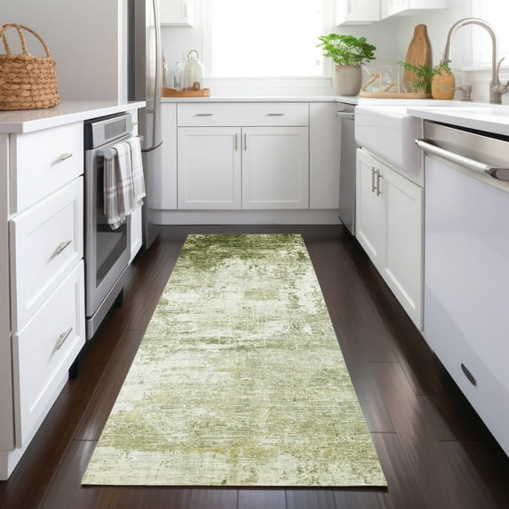 Addison Rugs Chantille Indoor/Outdoor Transitional Modern Sage Machine Washable Runner Rug, 2'3" x 7'6"