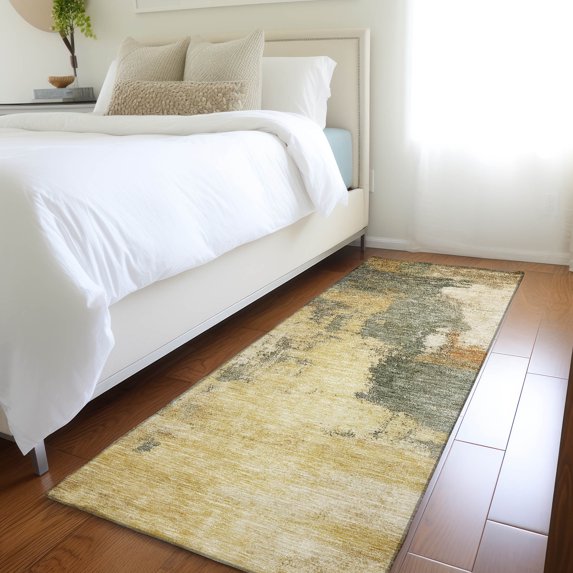 Addison Rugs Chantille Indoor/Outdoor Transitional Modern Sage Washable Runner Rug, 2'3" x 7'6"