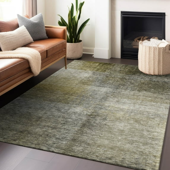 Addison Rugs Chantille Indoor/Outdoor Transitional Modern Taupe Washable Rectangle Rug, 5' x 7'6"