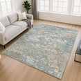 thumbnail image 1 of Addison Rugs Chantille Indoor/Outdoor Transitional Modern Teal Machine Washable Rectangle Rug, 10' x 14', 1 of 8