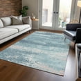thumbnail image 1 of Addison Rugs Chantille Indoor/Outdoor Transitional Modern Teal Machine Washable Rectangle Rug, 2'6" x 3'10", 1 of 7