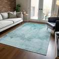 thumbnail image 1 of Addison Rugs Chantille Indoor/Outdoor Transitional Modern Teal Machine Washable Rectangle Rug, 5' x 7'6", 1 of 7