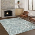 thumbnail image 1 of Addison Rugs Chantille Indoor/Outdoor Transitional Modern Teal Machine Washable Rectangle Rug, 9' x 12', 1 of 8