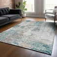 thumbnail image 1 of Addison Rugs Chantille Indoor/Outdoor Transitional Modern Teal Washable Rectangle Rug, 9' x 12', 1 of 6
