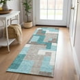 thumbnail image 1 of Addison Rugs Chantille Indoor/Outdoor Transitional Modern Teal Washable Runner Rug, 2'3" x 7'6", 1 of 6
