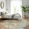 thumbnail image 1 of Addison Rugs Chantille Indoor/Outdoor Transitional Modern Terracotta Washable Round Rug, 8' x 8', 1 of 6