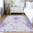 thumbnail image 1 of Addison Rugs Chantille Indoor/Outdoor Transitional Moroccan Purple Washable Rectangle Rug, 8' x 10', 1 of 6