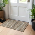 thumbnail image 1 of Addison Rugs Chantille Indoor/Outdoor Transitional Moroccan Taupe Washable Rectangle Rug, 1'8" x 2'6", 1 of 6