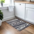 thumbnail image 1 of Addison Rugs Chantille Indoor/Outdoor Transitional Nature Black Washable Rectangle Rug, 1'8" x 2'6", 1 of 6