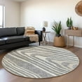 thumbnail image 1 of Addison Rugs Chantille Indoor/Outdoor Transitional Nature Gray Washable Round Rug, 8' x 8', 1 of 6