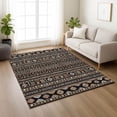 thumbnail image 1 of Addison Rugs Chantille Indoor/Outdoor Transitional Navajo Black Machine Washable Rectangle Rug, 8' x 10', 1 of 8