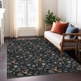 thumbnail image 1 of Addison Rugs Chantille Indoor/Outdoor Transitional Novelty Black Machine Washable Rectangle Rug, 10' x 14', 1 of 8