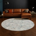 thumbnail image 1 of Addison Rugs Chantille Indoor/Outdoor Transitional Novelty Silver Machine Washable Round Rug, 8' x 8', 1 of 8