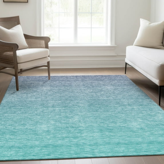 Addison Rugs Chantille Indoor/Outdoor Transitional Ombre Sky Washable Rectangle Rug, 9' x 12'