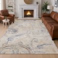 thumbnail image 1 of Addison Rugs Chantille Indoor/Outdoor Transitional Paisley Beige Machine Washable Rectangle Rug, 8' x 10', 1 of 8