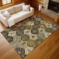 thumbnail image 1 of Addison Rugs Chantille Indoor/Outdoor Transitional Panel Brown Machine Washable Rectangle Rug, 9' x 12', 1 of 8
