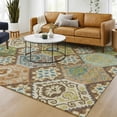 thumbnail image 1 of Addison Rugs Chantille Indoor/Outdoor Transitional Panel Chocolate Machine Washable Rectangle Rug, 10' x 14', 1 of 8