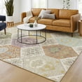 thumbnail image 1 of Addison Rugs Chantille Indoor/Outdoor Transitional Panel Ivory Machine Washable Rectangle Rug, 3' x 5', 1 of 8
