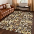 thumbnail image 1 of Addison Rugs Chantille Indoor/Outdoor Transitional Patchwork Brown Machine Washable Rectangle Rug, 10' x 14', 1 of 8