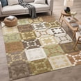 thumbnail image 1 of Addison Rugs Chantille Indoor/Outdoor Transitional Patchwork Brown Machine Washable Rectangle Rug, 9' x 12', 1 of 8