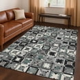 thumbnail image 1 of Addison Rugs Chantille Indoor/Outdoor Transitional Patchwork Gray Machine Washable Rectangle Rug, 3' x 5', 1 of 8