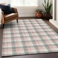 thumbnail image 1 of Addison Rugs Chantille Indoor/Outdoor Transitional Plaid Granite Washable Rectangle Rug, 2'6" x 3'10", 1 of 6