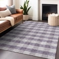 thumbnail image 1 of Addison Rugs Chantille Indoor/Outdoor Transitional Plaid Lavender Washable Rectangle Rug, 8' x 10', 1 of 6