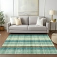 thumbnail image 1 of Addison Rugs Chantille Indoor/Outdoor Transitional Plaid Sage Washable Rectangle Rug, 2'6" x 3'10", 1 of 6