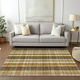 thumbnail image 1 of Addison Rugs Chantille Indoor/Outdoor Transitional Plaid Wheat Washable Rectangle Rug, 10' x 14', 1 of 6