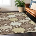 thumbnail image 1 of Addison Rugs Chantille Indoor/Outdoor Transitional Scrolls Brown Washable Rectangle Rug, 5' x 7'6", 1 of 6