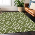 thumbnail image 1 of Addison Rugs Chantille Indoor/Outdoor Transitional Scrolls Olive Washable Rectangle Rug, 2'6" x 3'10", 1 of 6