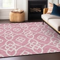 thumbnail image 1 of Addison Rugs Chantille Indoor/Outdoor Transitional Scrolls Pink Washable Rectangle Rug, 9' x 12', 1 of 6
