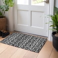 thumbnail image 1 of Addison Rugs Chantille Indoor/Outdoor Transitional Southwest Black Washable Rectangle Rug, 1'8" x 2'6", 1 of 6