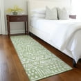 thumbnail image 1 of Addison Rugs Chantille Indoor/Outdoor Transitional Southwest Green Washable Runner Rug, 2'3" x 7'6", 1 of 6